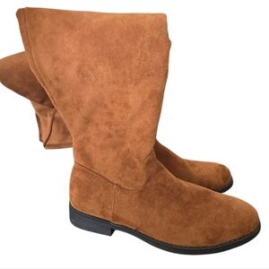 Suede Brown Suede Boots Size 7